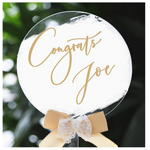 Load image into Gallery viewer, Clouds & Posies Cake