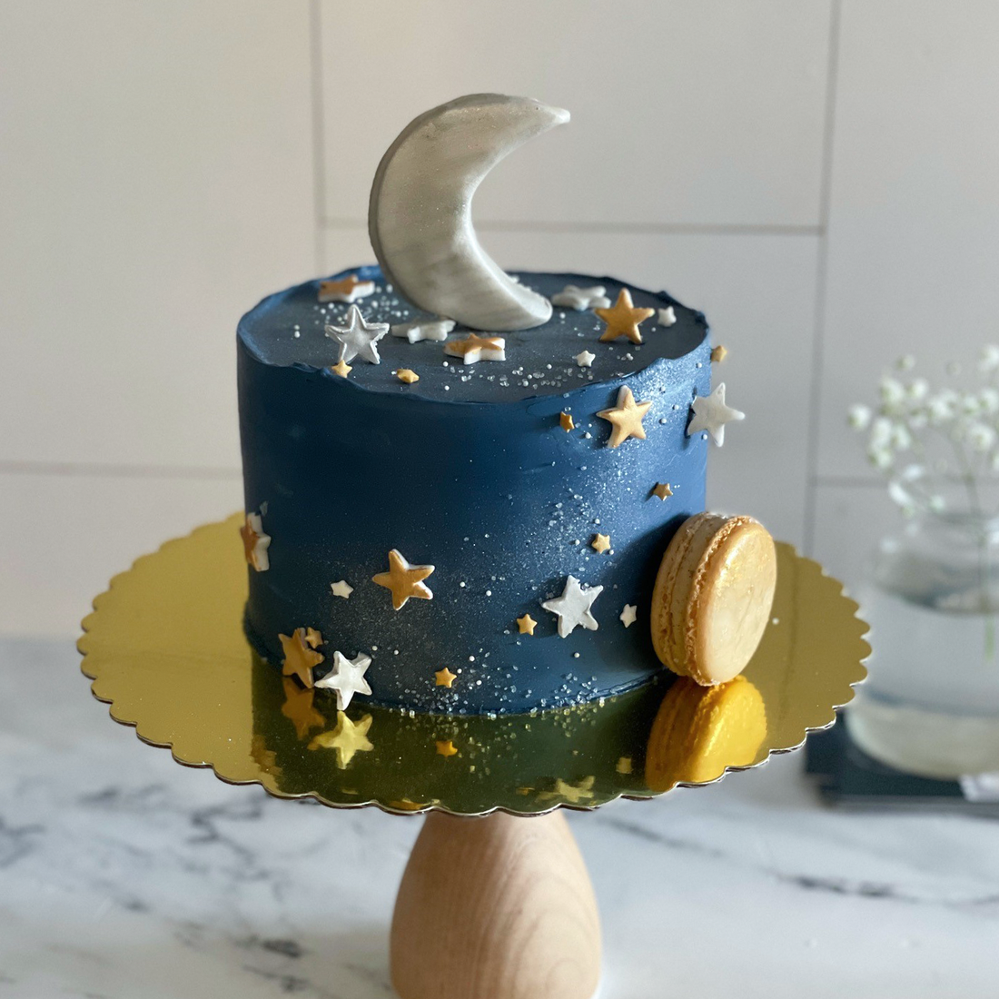 Moon & Stars Cake | The Evercake NYC