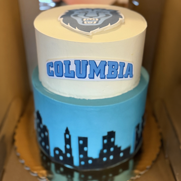 School Logo Cake