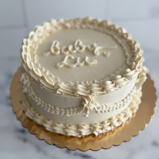 All-White Victorian Cake