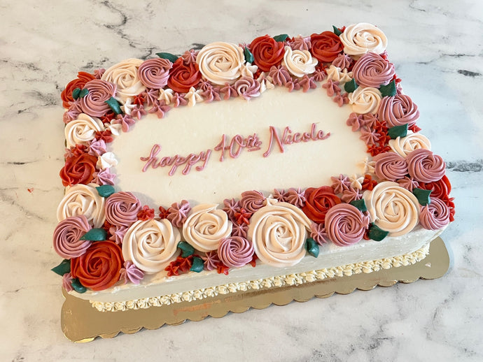 Custom Sheet Cake